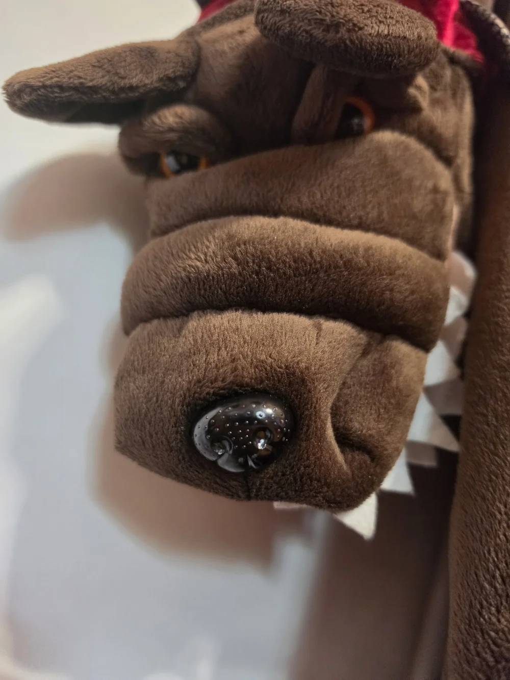 Kids Brown Gruffalo Costume with Red Trim XS